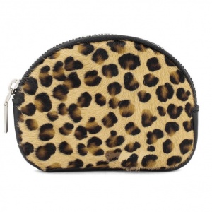 Leather Purse - Mini Leopard